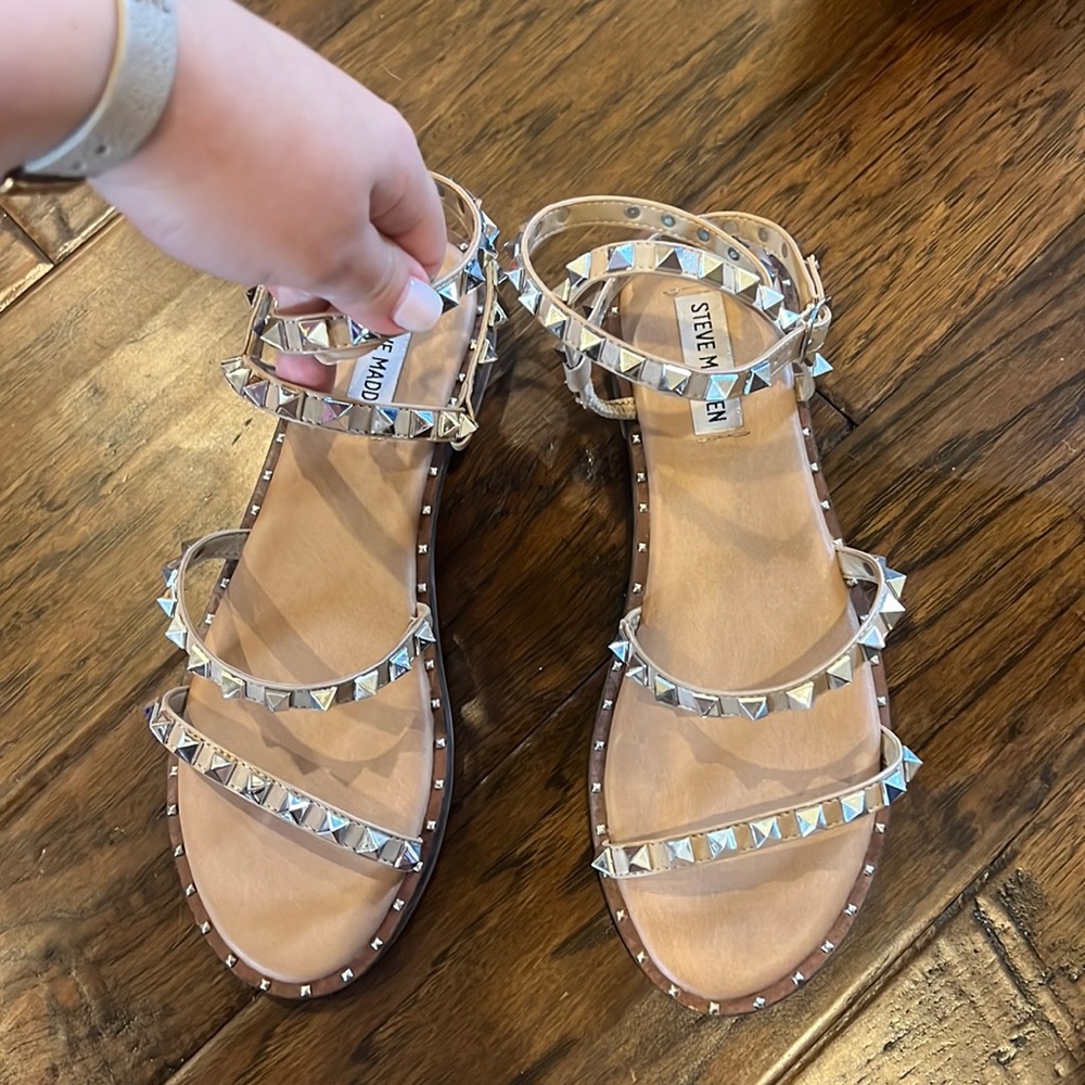 Steve Madden Travel Sandals -Like New size 8